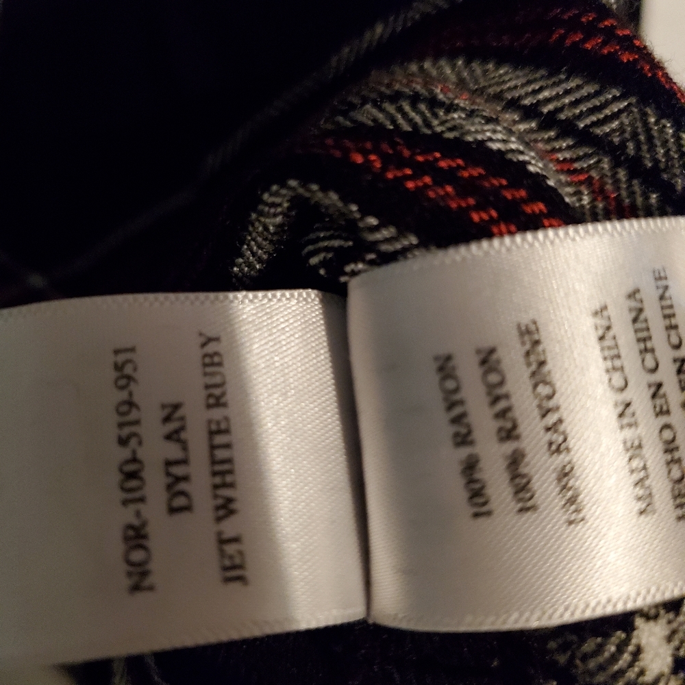 Rails Dylan Jet/White/Ruby Plaid Button Down - image 6